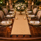 Regal Tassel Quilted Table Runner