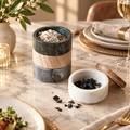 Marble Stackable Salt & Spice Set