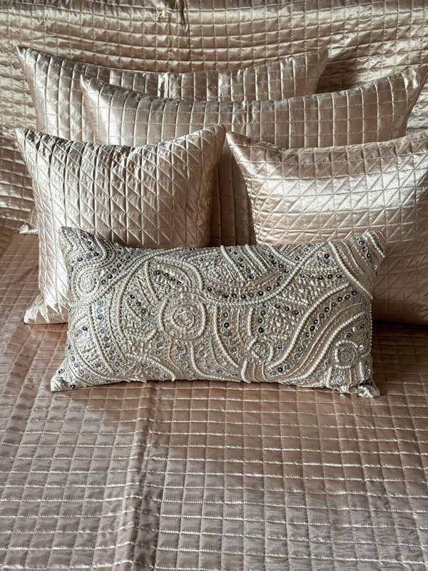 The Peach Cobblestone Bedding Set