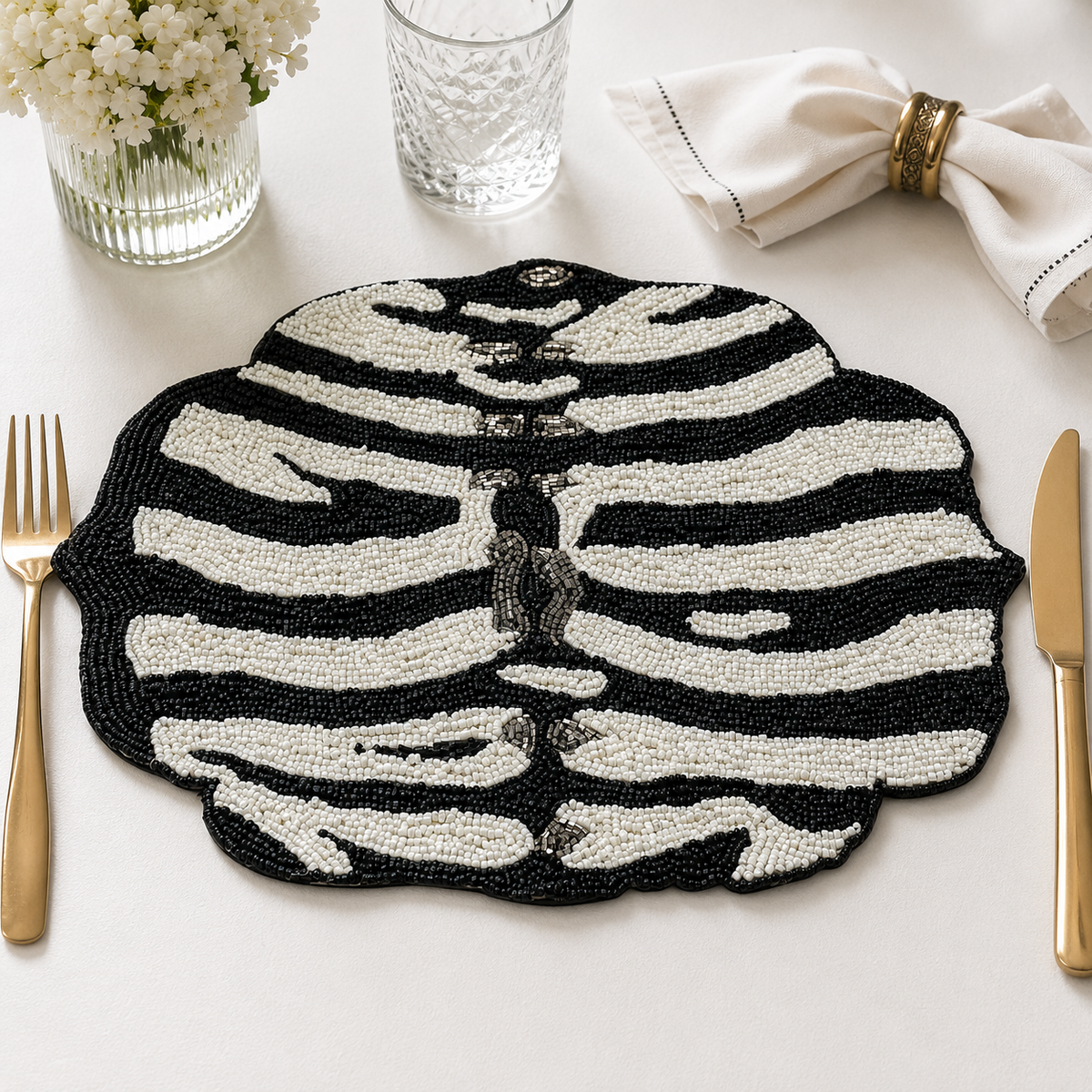 BLACK DIAMOND PLACE MAT (SET OF 2)