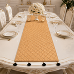 Regal Tassel Quilted Table Runner