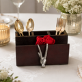 Antelope Heritage Cutlery Holder With Tissue Paper Holder