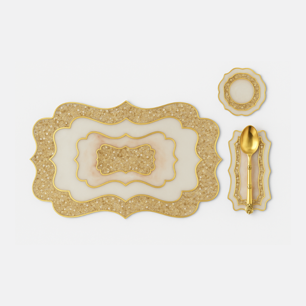 Luxe Sequin Resin Mat