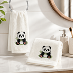 Panda Cuddle Hand Towel