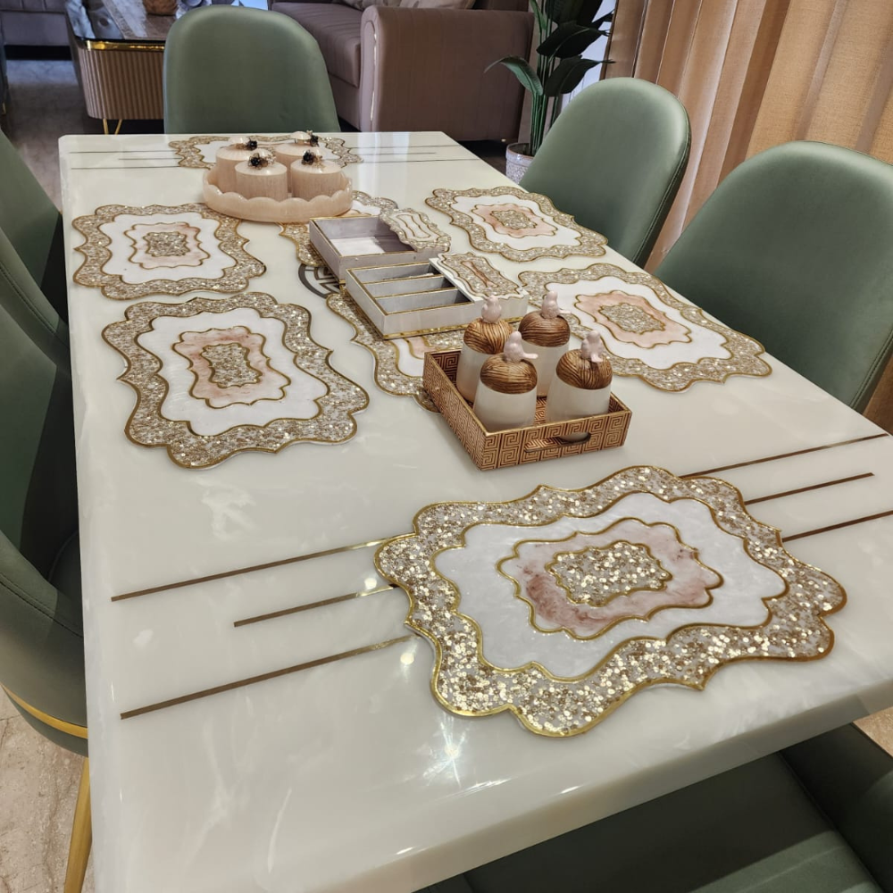 Luxe Sequin Resin Mat