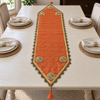 Tangerine Trellis Table Runner