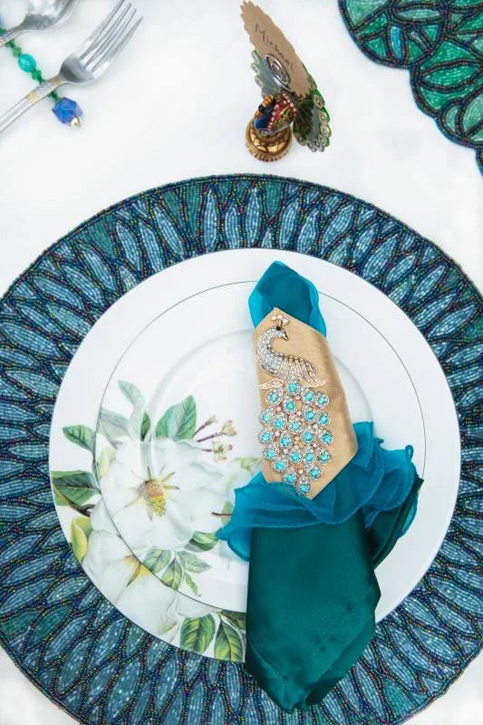 Peacock Napkin Rings