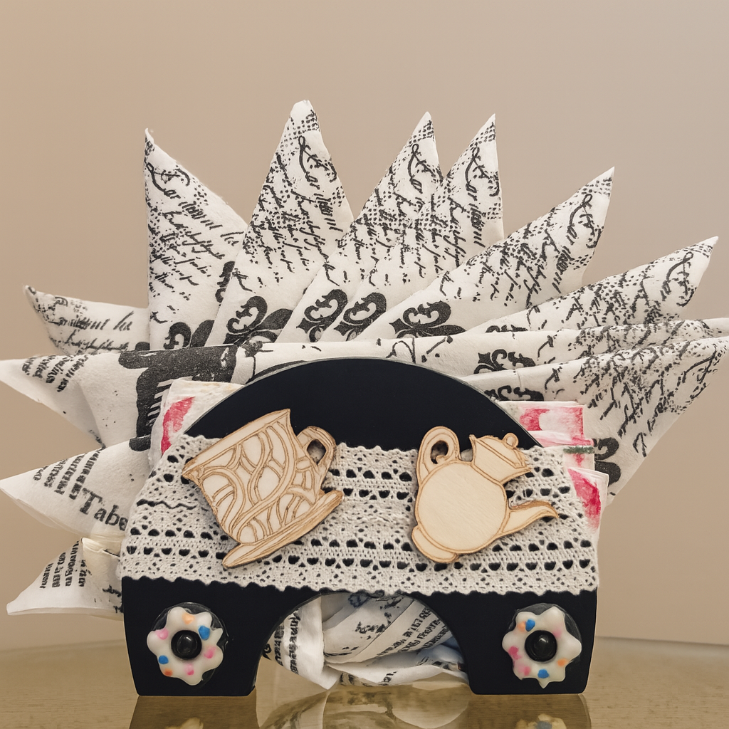 Tea Party Napkin Holder