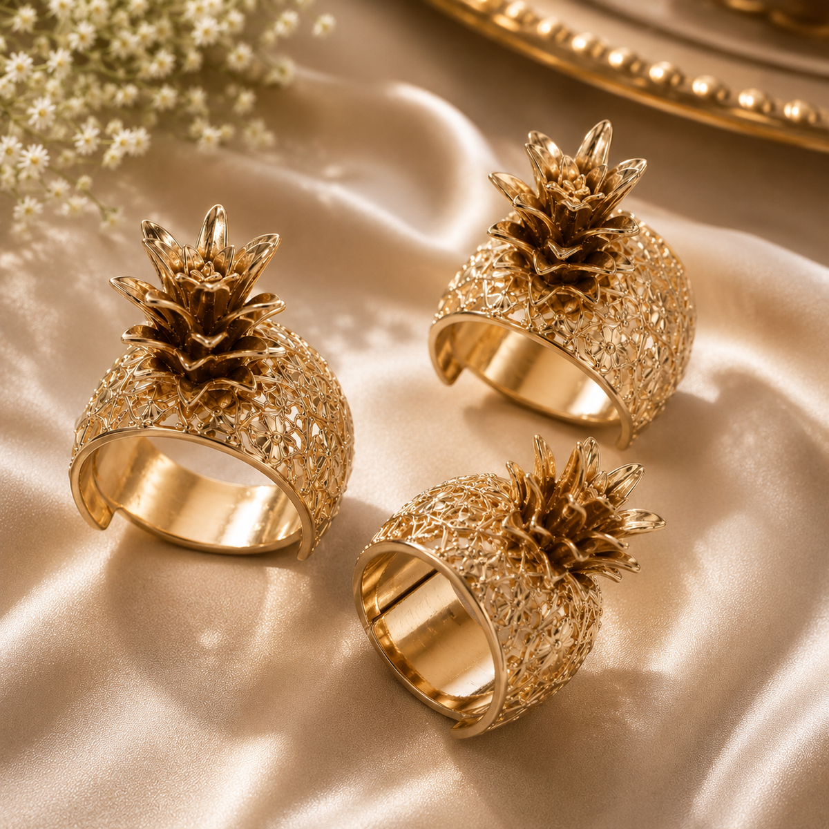 Pineapple Royale Napkin Ring