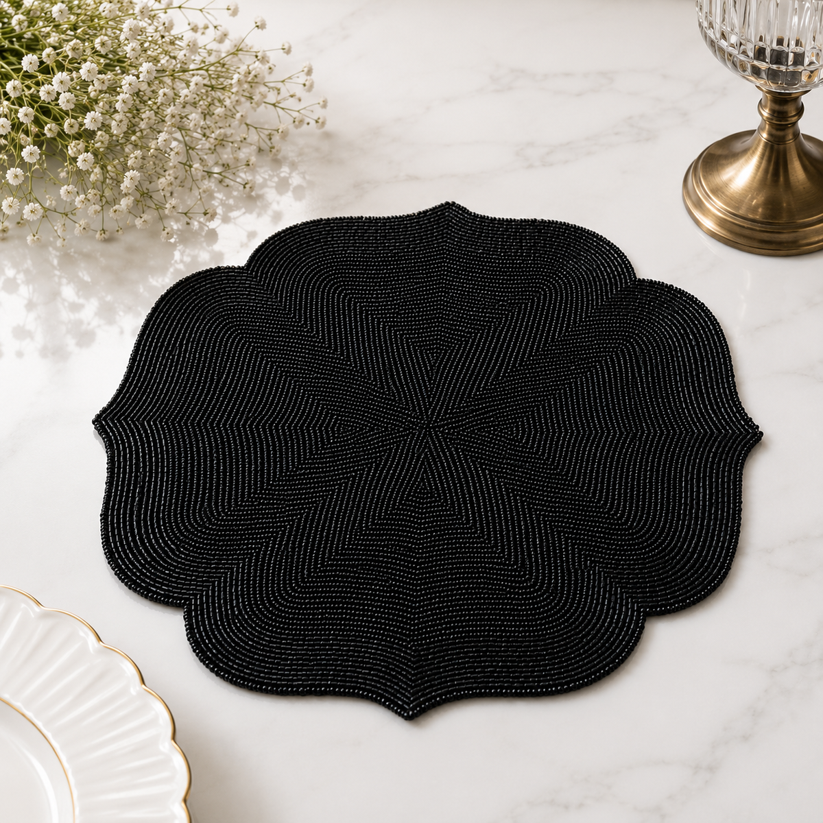 BLACK DIAMOND PLACE MAT (SET OF 2)