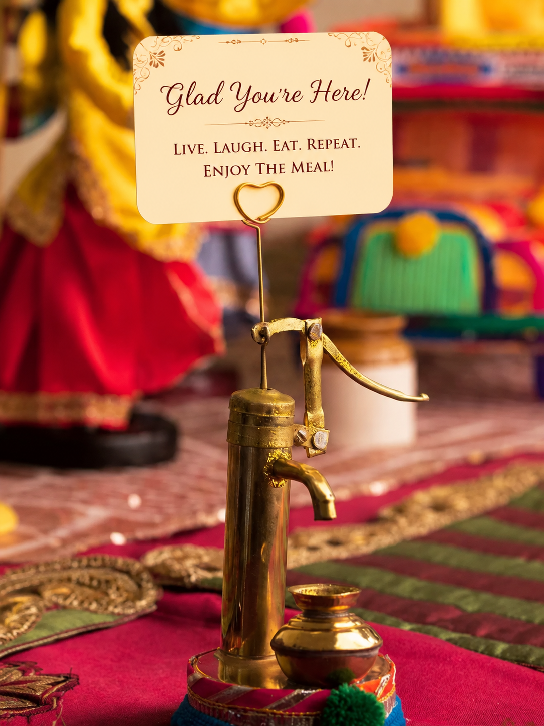 Mini Handpump Card Holder