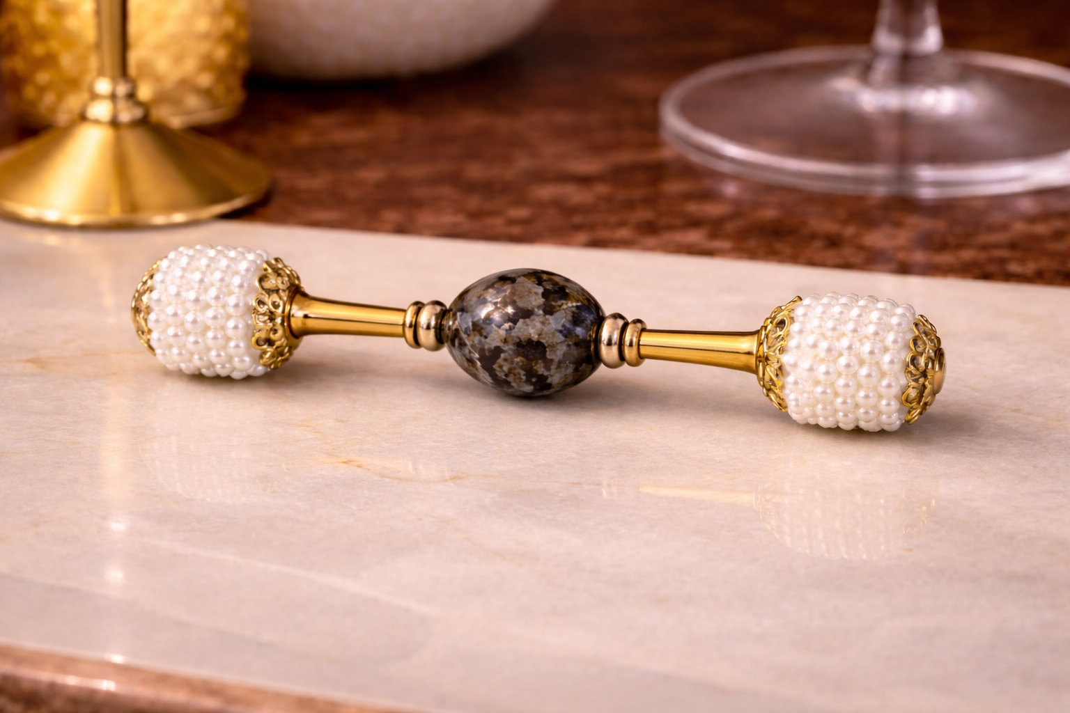 Triratna Pearl Cutlery Rest