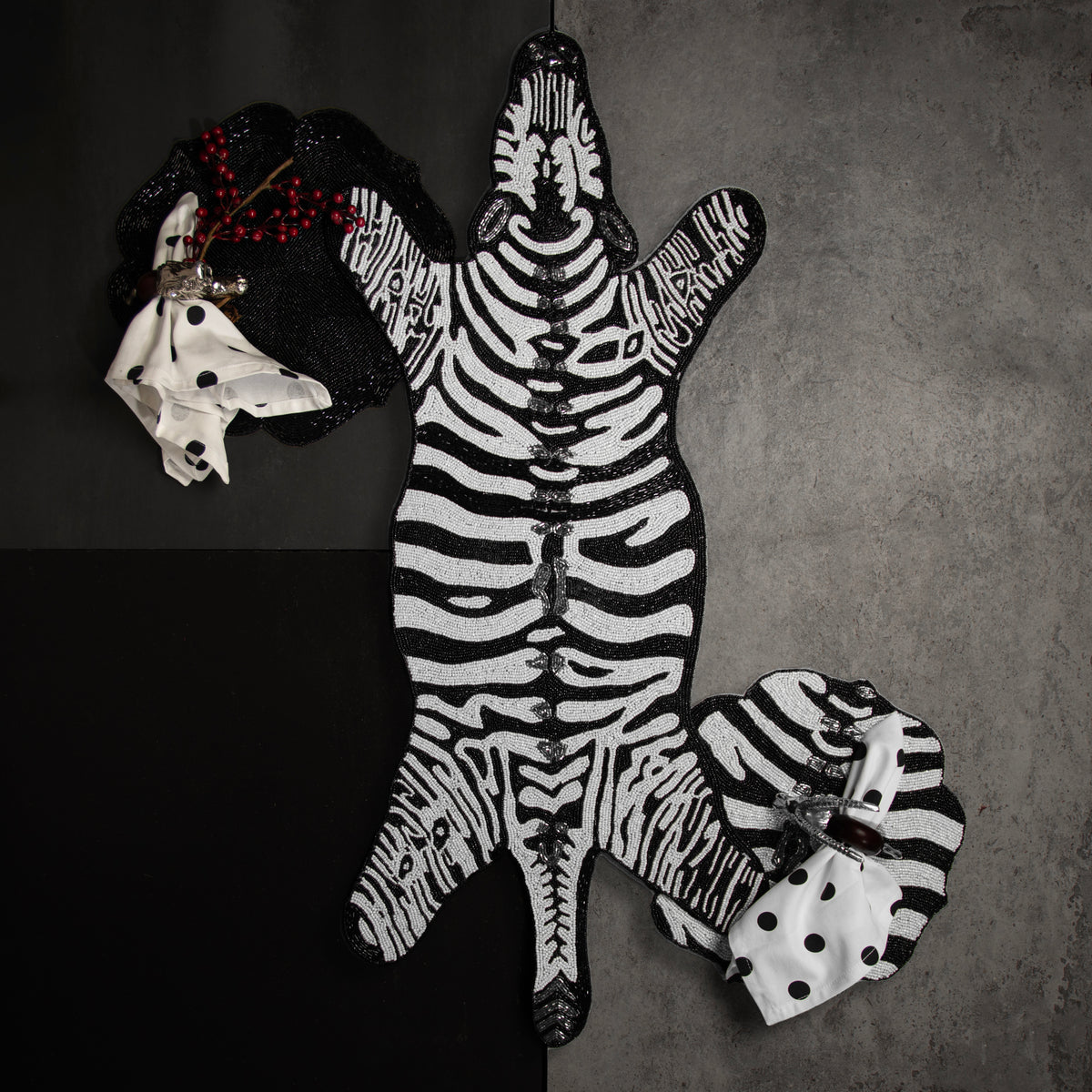 ZEBRA TABLE RUNNER