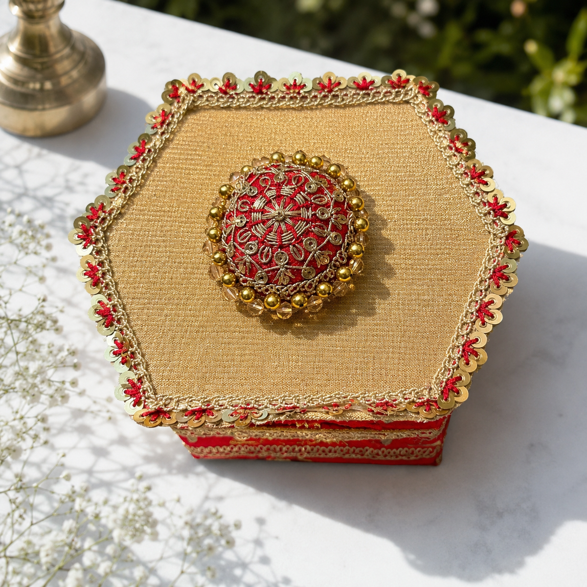 Rajsi Jewel Glass Lid