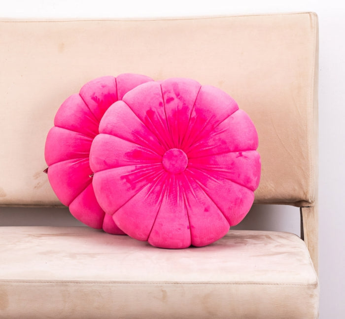 Velvet Dahlia Luxe Cushion