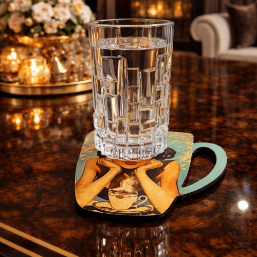 Café Muse Vintage Coaster