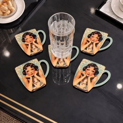 Café Muse Vintage Coaster