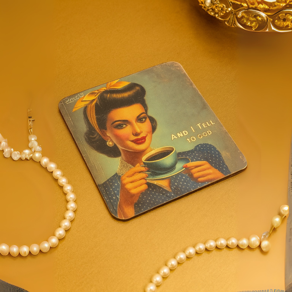 Café Muse Retro Coaster Set