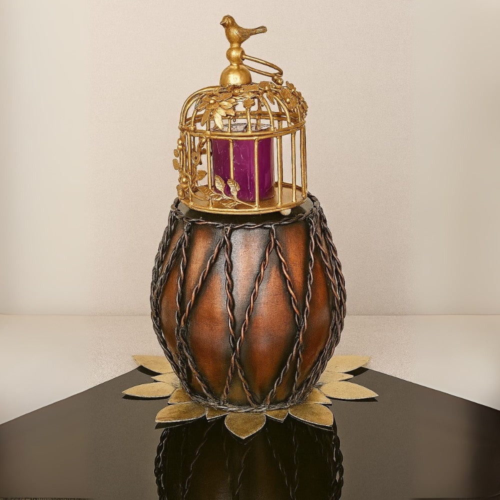 Caged Radiance Décor Jar