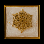 Celeste Gold Frame Coasters