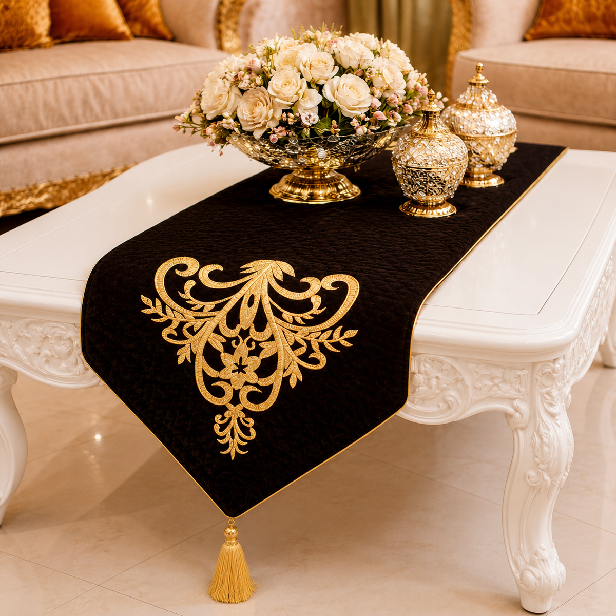 Baroque Luxe Table Runner