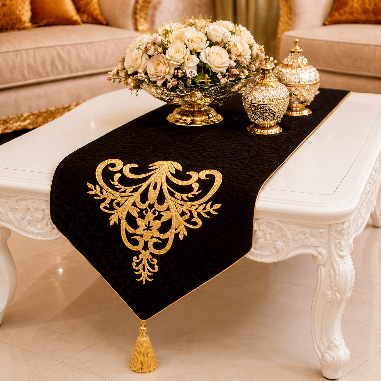 Baroque Luxe Table Runner