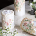 Coloured Laced Candles