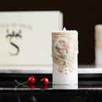 Coloured Laced Candles