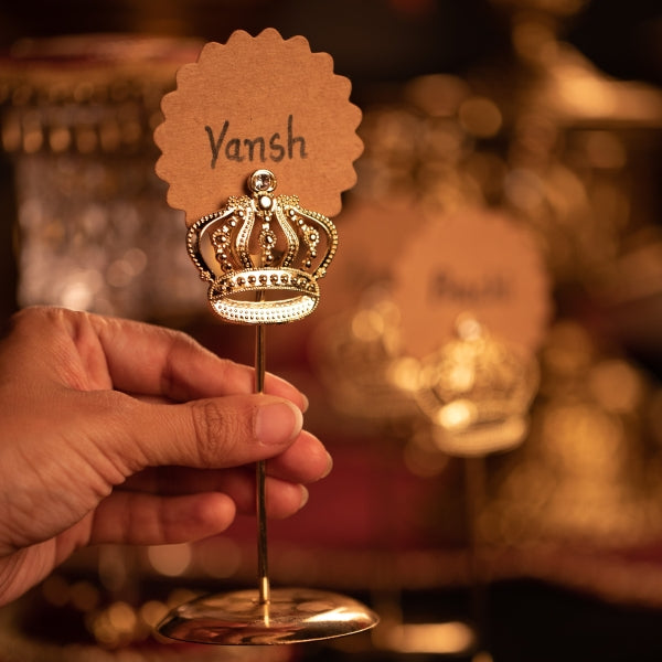 Crown Jewel Place Card Holder