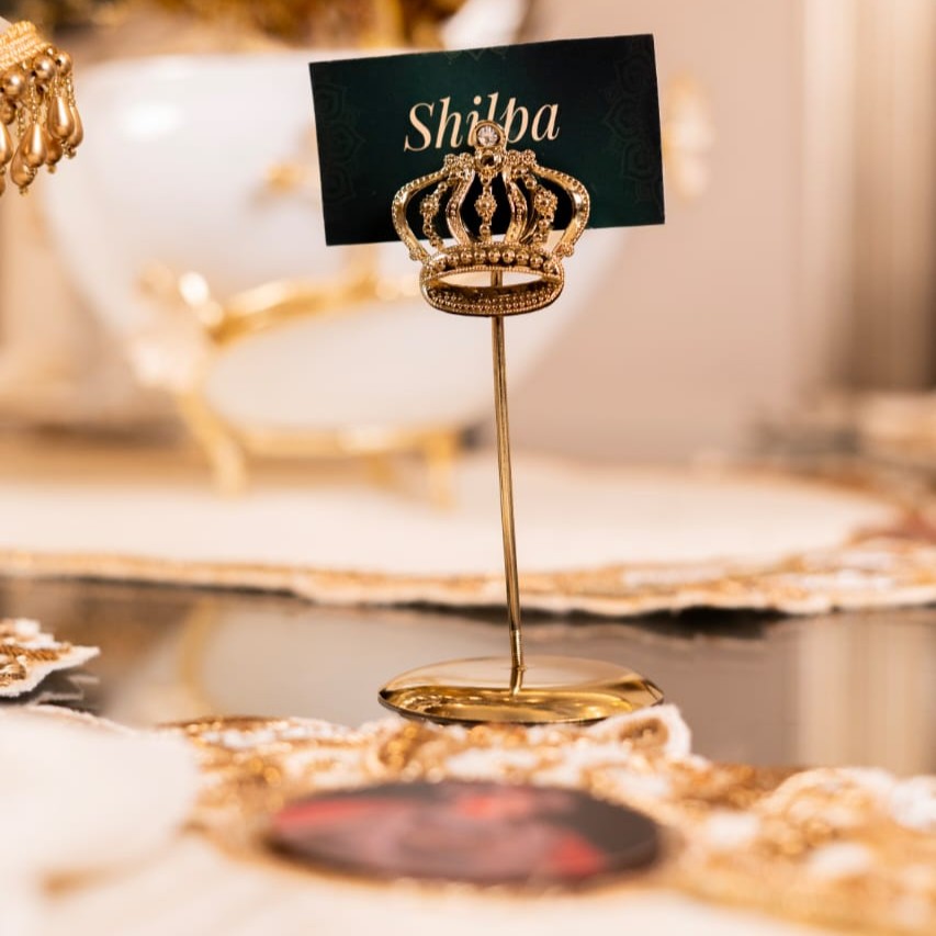 Crown Jewel Place Card Holder
