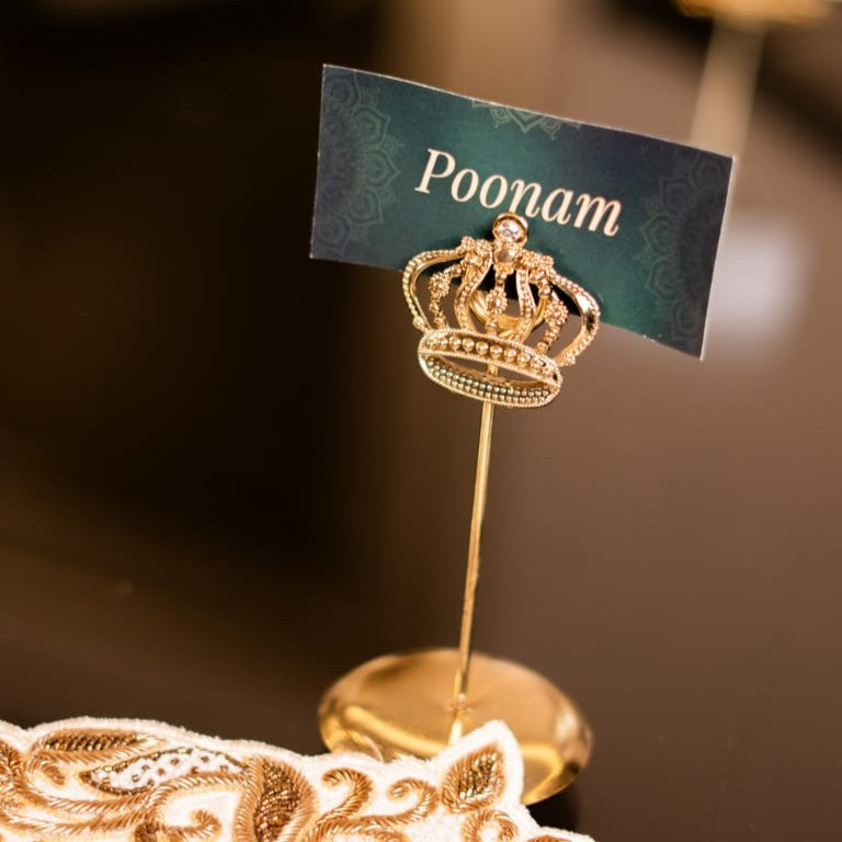 Crown Jewel Place Card Holder