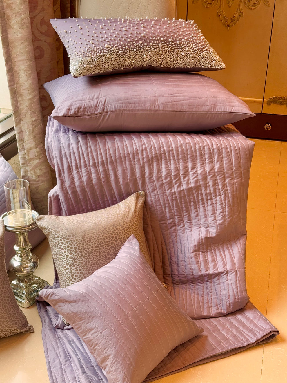 Dusty Mauve Bedding Set