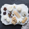 Elegant Scalloped Marble Cheese Board