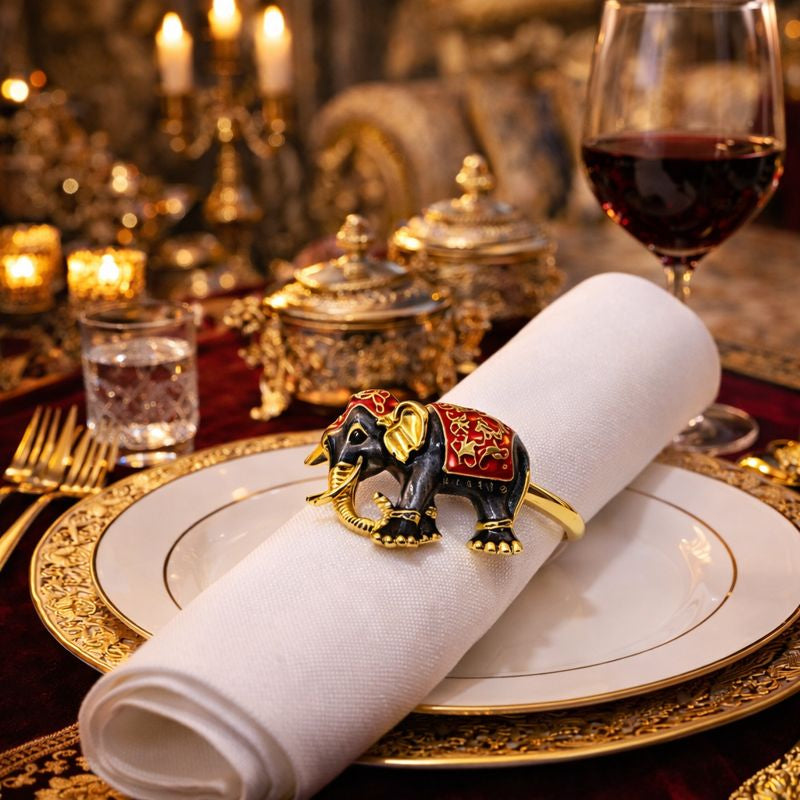 Elephant Napkin rings