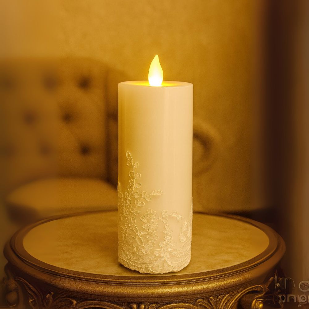 Eternal Ivory Lace Candle