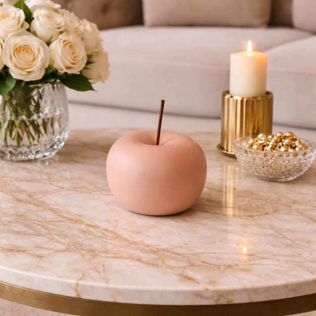 Blush Apple Décor Accent