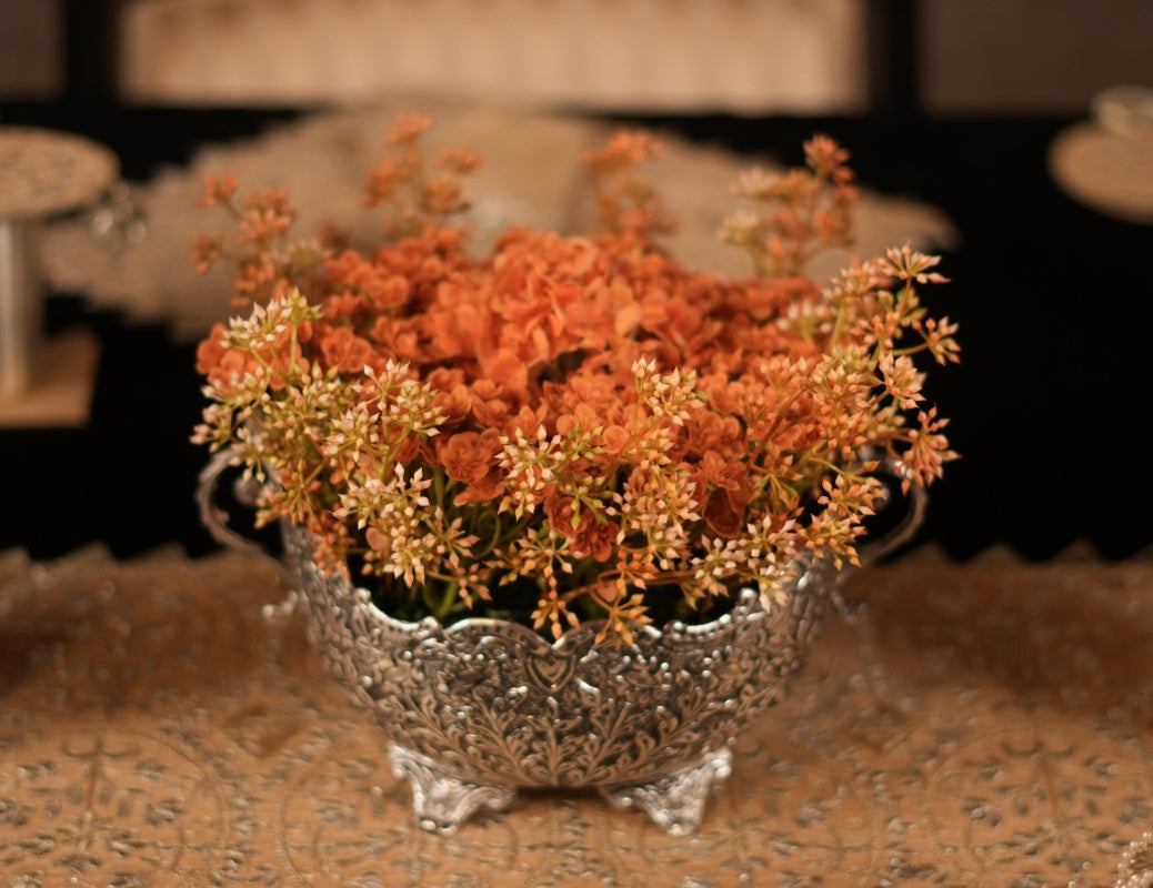 Festive Glow Floral Vase
