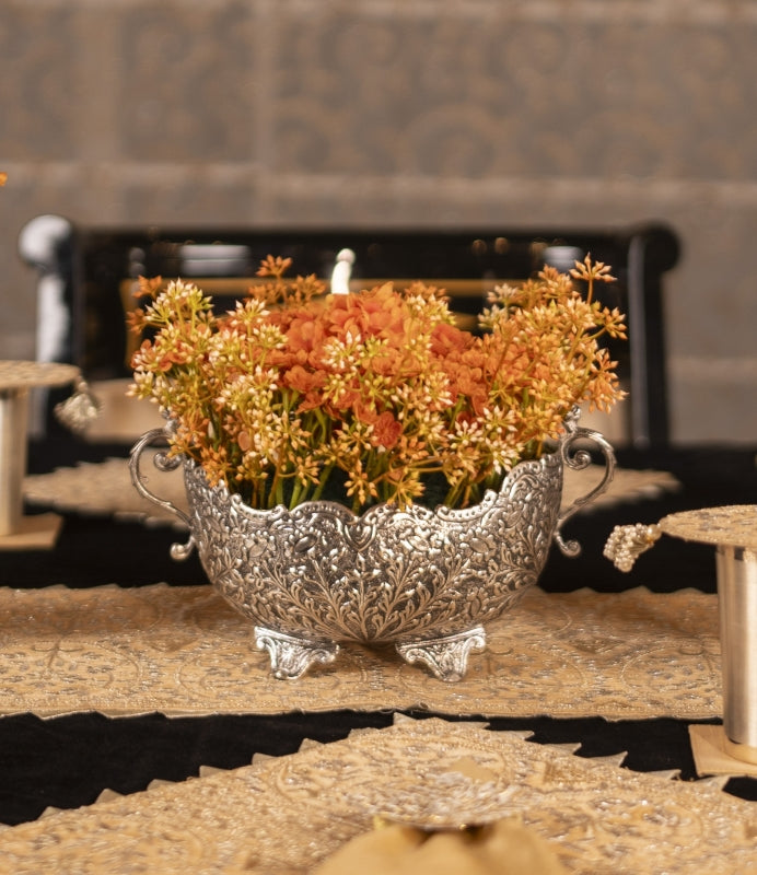 Festive Glow Floral Vase