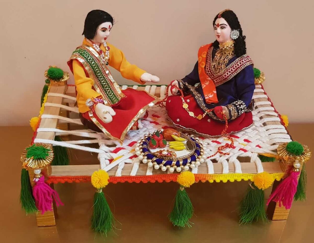 Festive Rakhi platter