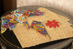 Floral Mat with Vibrant Napkins