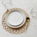 Floral Rattan Placemats