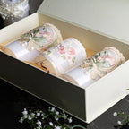 Coloured Laced Candles