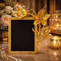 Gold lilly photoframe
