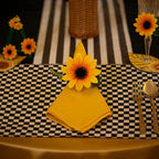 Golden Bloom Sunflower Napkin Rings
