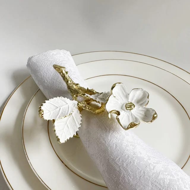 Luminous Floral Napkin Ring