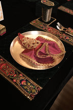 Royal Embellished Napkins & Ornate Napkin Rings