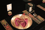 Royal Embellished Napkins & Ornate Napkin Rings