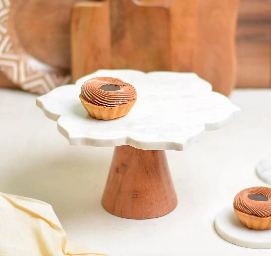 Ivory Crest Marble Stand