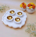 Lotus Radiance Diya Set
