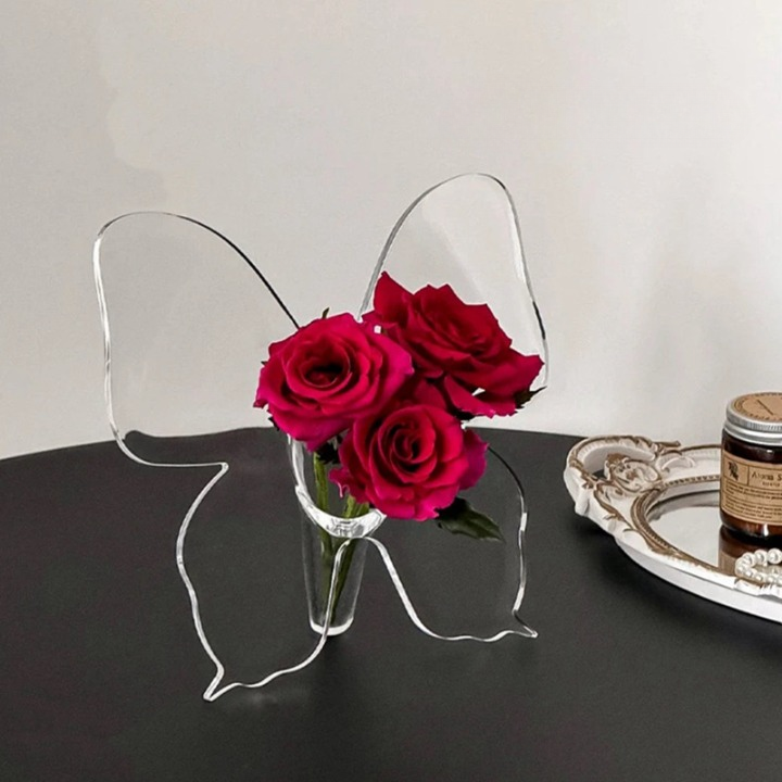 Flutter Bloom Butterfly Vase